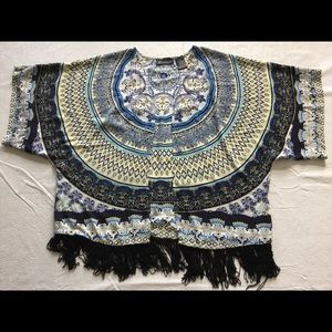 INC International Kimono with fringe